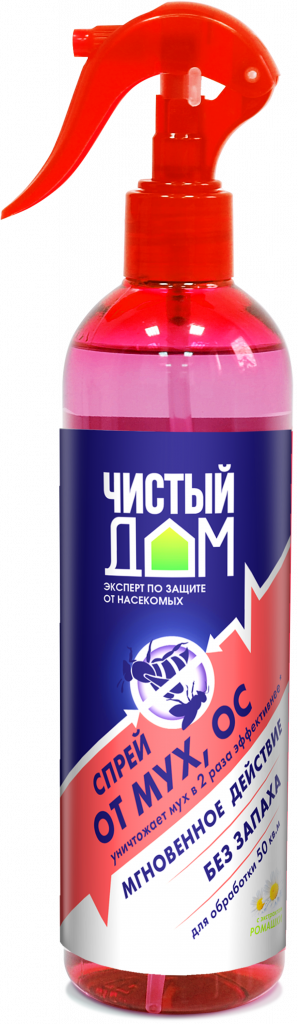 Спрей от мух и ос | "Чистый Дом" - средства от насекомых